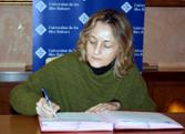 Doctora M. Antnia Forns Pallicer, directora del Departament de Filologia Espanyola, Moderna i Clssica