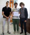 Segon grup classificat: Pedro Serra Comas, Joan Mesquida Sevilla i Esteve Juli Melis