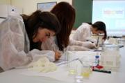 Alumnes de primer de batxillerat -DEMOLAB-. IV Campus Cientificotcnic d'Estiu
