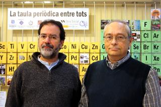 Joan Jess Fiol, director del Departament de Qumica, i ngel Garca, cap d'estudis de Qumica