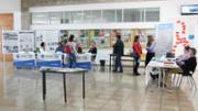 19/04/2016 Taules informatives a l'edifici Ramon Llull. Fira de postgrau