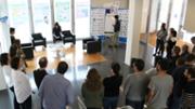 22/04/2016 Concurs de psters dels premiats Santander-UIB a l'edifici Antoni Maria Alcover i Sureda
