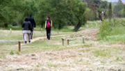 Taller d'iniciaci a la marxa nrdica, a crrec de Mar Gavio (monitora de Nordic Walking Palma)