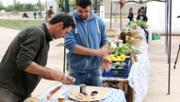 Degustaci de productes al Mercat Ecolgic a la UIB, a crrec de l'Associaci Mercat Ecolgic