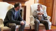 Rebuda del Rector de la UIB, doctor Lloren Huguet
