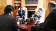 Rebuda del Rector de la UIB, doctor Lloren Huguet