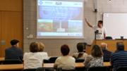 27/05/2016 Conferncia del Sr. Xisco Jimnez, investigador del grup de Recerca en Gravitaci i Relativitat, que ha parlat sobre Les ones gravitacionals i la participaci de la UIB en el projecte internacional LIGO