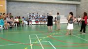 Benvinguda. Recepci dels participants. Edifici de les installacions esportives