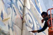 25/05/2018 L'obra Cristatus XL de l'artista palmes Javier Garl - Foto: A.COSTA (UIB)