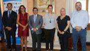 scar Sanz, Maria Alsina, Lloren Huguet, Loren Carrasco, Rosabel Rodrguez i Jordi Llabrs (Foto: UIB)