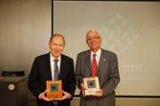 Josep Massot i Manuel Lladonosa. Foto: Xarxa Vives