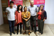 Aligi Molina, Margalida Vinyes, Aura Lolita Chvez Ixcaqui, Antoni Aguil i Ruth Escribano - Foto: A.Costa (UIB)