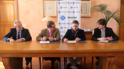 Jaume Carot, Lloren Huguet, Jos J. Maas i Carlos Alonso - Foto: A.COSTA/UIB