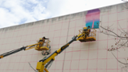 11/04/2019 Mural  d'URIGINAL i Irene Lpez- Foto: A.COSTA/UIB