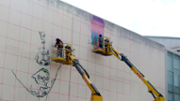 11/04/2019 Mural  d'URIGINAL i Irene Lpez- Foto: A.COSTA/UIB