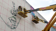 11/04/2019 Mural  d'URIGINAL i Irene Lpez- Foto: A.COSTA/UIB