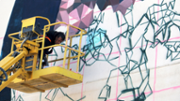 12/04/2019 Mural  d'URIGINAL i Irene Lpez- Foto: A.COSTA/UIB