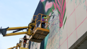 12/04/2019 Mural  d'URIGINAL i Irene Lpez- Foto: A.COSTA/UIB