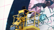 12/04/2019 Mural  d'URIGINAL i Irene Lpez- Foto: A.COSTA/UIB