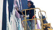 12/04/2019 Mural  d'URIGINAL i Irene Lpez- Foto: A.COSTA/UIB