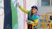 12/04/2019 Mural  d'URIGINAL i Irene Lpez- Foto: A.COSTA/UIB