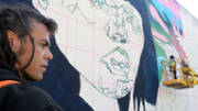 12/04/2019 Mural  d'URIGINAL i Irene Lpez- Foto: A.COSTA/UIB
