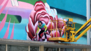 17/04/2019 Mural  d'URIGINAL i Irene Lpez- Foto: A.COSTA/UIB