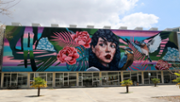 30/04/2019 Mural  d'URIGINAL i Irene Lpez- Foto: A.COSTA/UIB