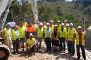 2019-07-23-Visita-de-la-UIB-i-el-Consell-a-lobra-del-mur-de-Caimari-Lluc....JPG