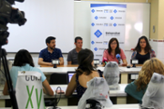 Roda informativa de l'equip d'investigadors de la UIB - Foto: A.Costa/UIB