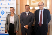 Francesca Mas, Lloren Huguet i Oriol Bonnn - Foto: A. Costa/UIB