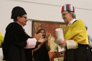 Acte d'investidura del senyor Oriol Bonnn Gubianas doctor honoris causa de la UIB - Foto: A.Costa/UIB