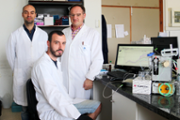 Equip d'investigadors del grup de recerca en Anlisi per Injecci en Flux i Anlisi de Traces (FI-TRACE)  - Foto: A.Costa/UIB 