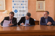 Lloren Huguet, Antoni Aloy i Luis Vegas - Foto: UIB/A.COSTA