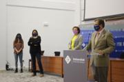 D'esquerra a dreta, Virginia Ferreiro, Esperana Bosch, Maria Duran i Lloren Huguet. Foto: UIB