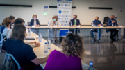 Reuni amb els investigadors del LINCC - Foto: A.COSTA/UIB