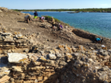 Excavaci a l'illot de Na Guardis. Foto: Civitas/UIB