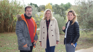 Els investigadors Antonio Fernndez Coca, Antonia Pades i Patricia Garca. Foto: UIB
