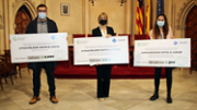 Els guanyadors del premi. Foto: AECC