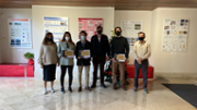 Foto de grup dels premiats. Foto: COAAT Mallorca