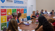 Presentaci de la doctora Fernanda Caro del projecte: Impacte de la COVID-19 en els itineraris d'inserci sociolaboral dirigits a collectius vulnerables: una proposta adaptada a un nou escenari - FOTO: A.Costa/UIB