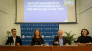 Acte de presentaci a la comunitat universitria el projecte de pressuposts per a 2023 - FOTO: A.Costa/UIB