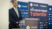 Paraules del senyor Antonio Carmona, director Territorial de Balears i Llevant d'Inetum - FOTO: A.Costa/UIB