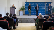 Paraules del senyora Mercedes Garrido, consellera de Presidncia, Funci Pblica i Igualtat del Govern de les Illes Balears - Foto: A.COSTA/UIB