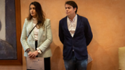 Alumnes premiats: Francesca Rosa Marcs Vallori i Marc Delgado Bustamante - Foto: A.COSTA/UIB