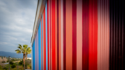 Nou mural artstic titulat Barres pel clima al campus de la UIB- Foto: A.COSTA/UIB