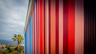 Nou mural artstic titulat Barres pel clima al campus de la UIB- Foto: A.COSTA/UIB