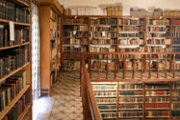 La biblioteca del monestir de la Real. Foto: A.Costa/UIB