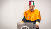 El doctor honoris causa llegeix la lli magistral. - Foto: A.COSTA/UIB