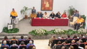 El doctor honoris causa llegeix la lli magistral. - Foto: A.COSTA/UIB